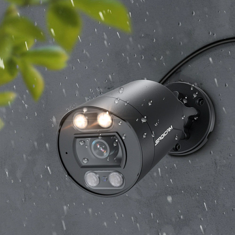 Saqicam AHD高清全彩 4路5MP錄影主機DVR監視器套餐 1080P或5MP夜視全彩攝影機*1 防水 暖光監控